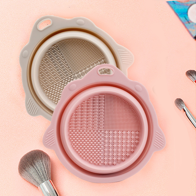 Makeup Brush Cleaning Bowl Brush Cleaner Silicone Makeup Cleaning Mat Silicone Makeup Brush Cleaning Bowl