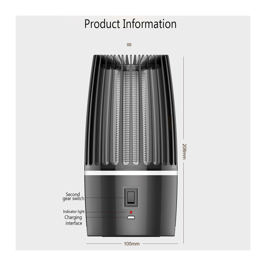 Portable Mosquito Killer Trap Lamp Outdoor Rechargeable Night Light