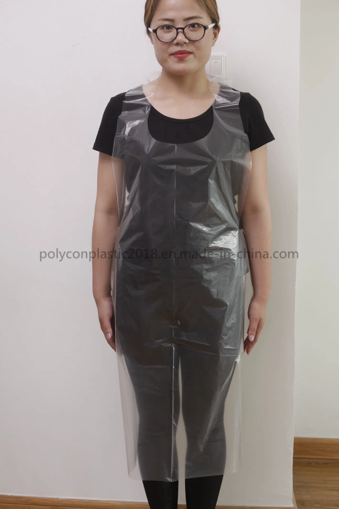 Wholesale Price Clear Transparent Restaurant Kitchen Chef Poly PE LDPE Disposable Plastic Apron