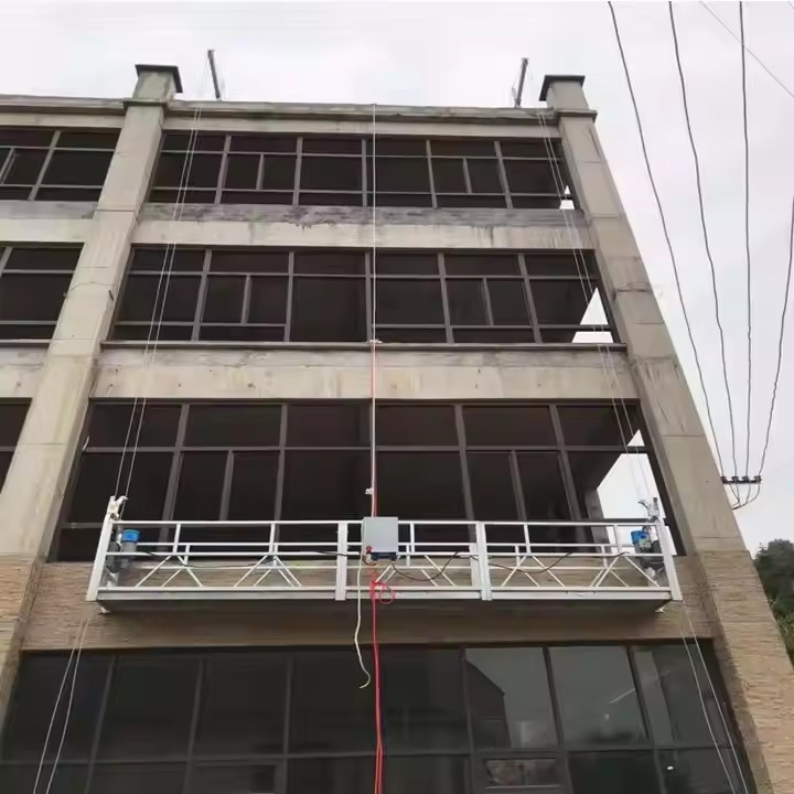 Professional Temporary Swing Stage Zlp630 Zlp800 Zlp1000 Work Platforms Hanging Gondola