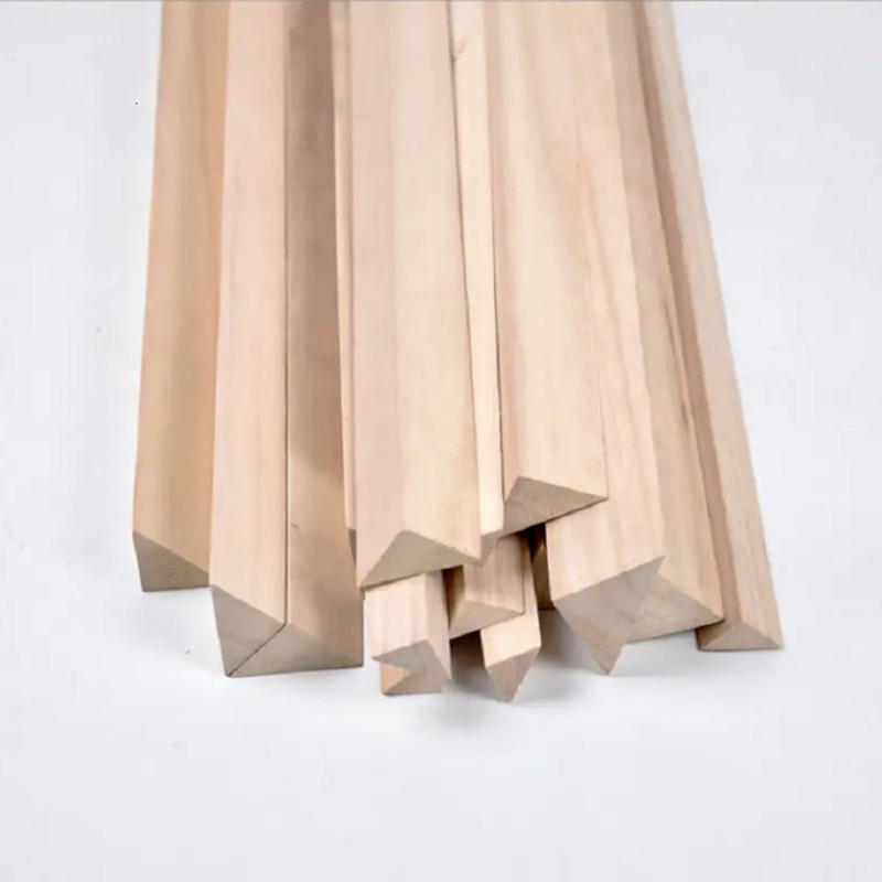 Best Price China Manufacture Triangle/Square Paulownia Chamfer Strips