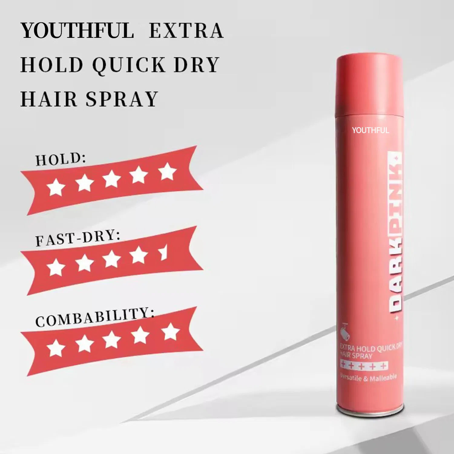 Private Label Strong Styling Hair Styling Spray