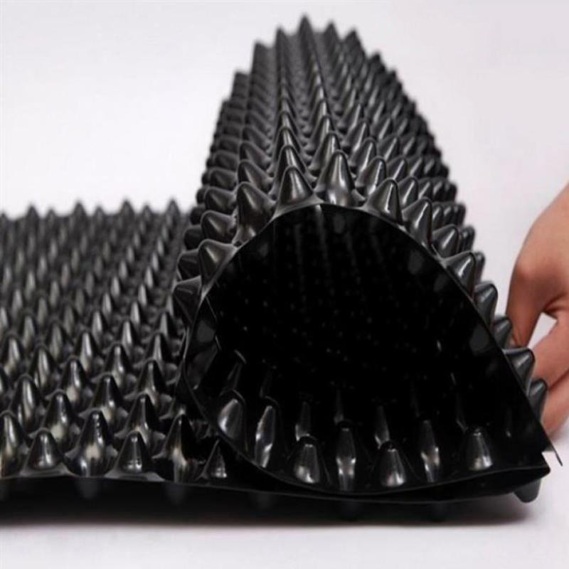 HDPE Black Dimple Drainage Board Plastic Composite Cell Mat Board for Green Roof