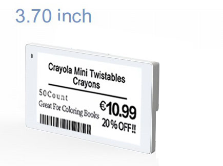 Client Sample Customization Sam Digital Price Tag ESL 3.7 Inch E-Paper Display for Retail Shelf Pricing Label Electronic Real-Time Shelf Label for Supermarket