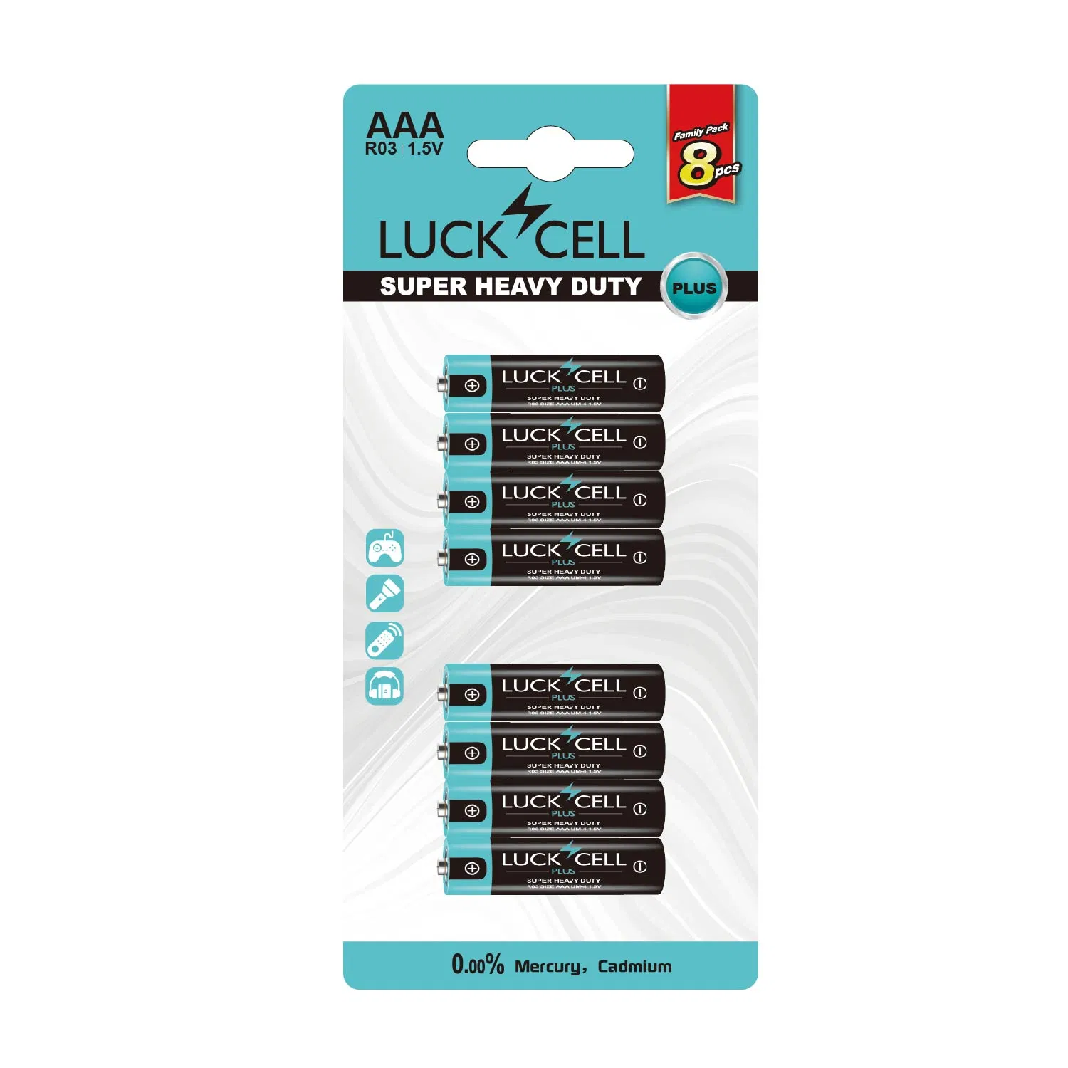 Батарейка AAA 1.5V LUCKCELL цинк-угольная