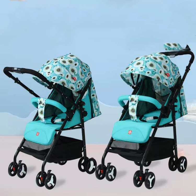 High Quality and Low Price All-Season Baby Two-Way Stroller 0-3 Years Old Lightweight Shockproof Folding Stroller