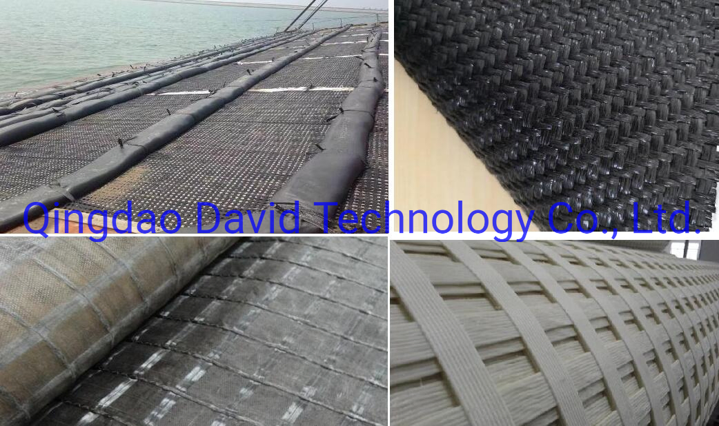 Pet PP Polyester Polypropylene Knitted Filament Woven Sludge Baffle Curtain Geogrids Geocontainer Geobag Geomattress Geotextile Tube