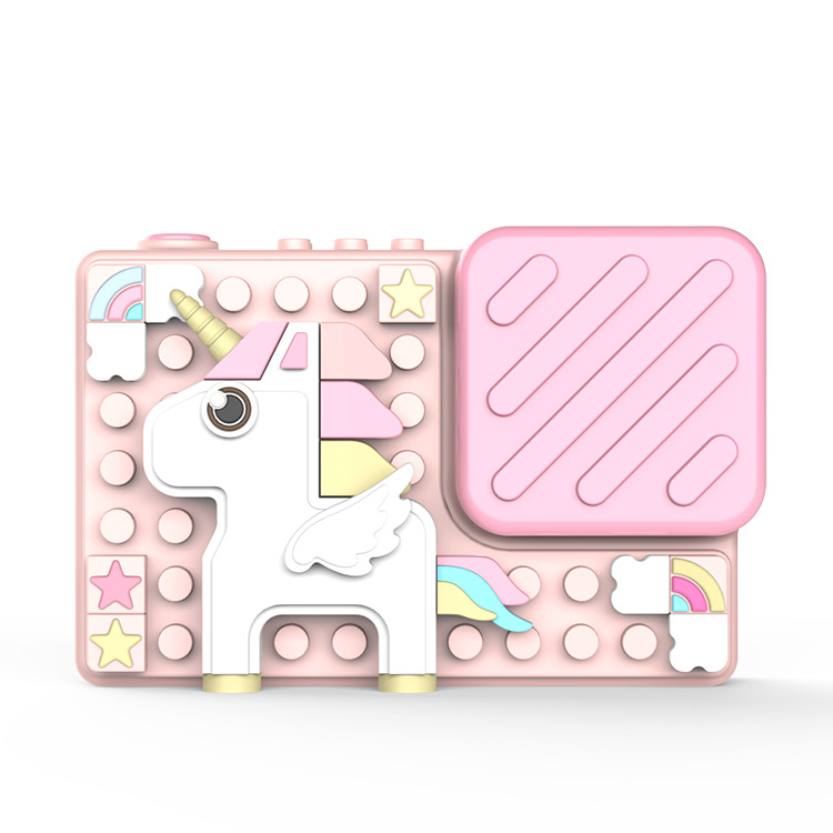 Best Kids Gift Kids Camera DIY Building Block for Children 1080P HD Video Photo Toy Camera for Children