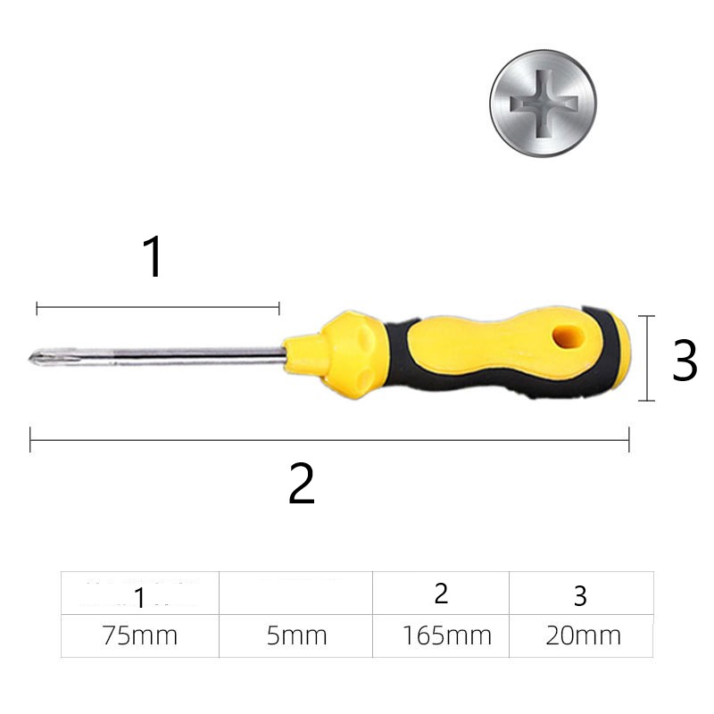 Cr-V Hexagonal Blade and Round Blade Screwdriver or Go Through Screwdriver and Magnetic