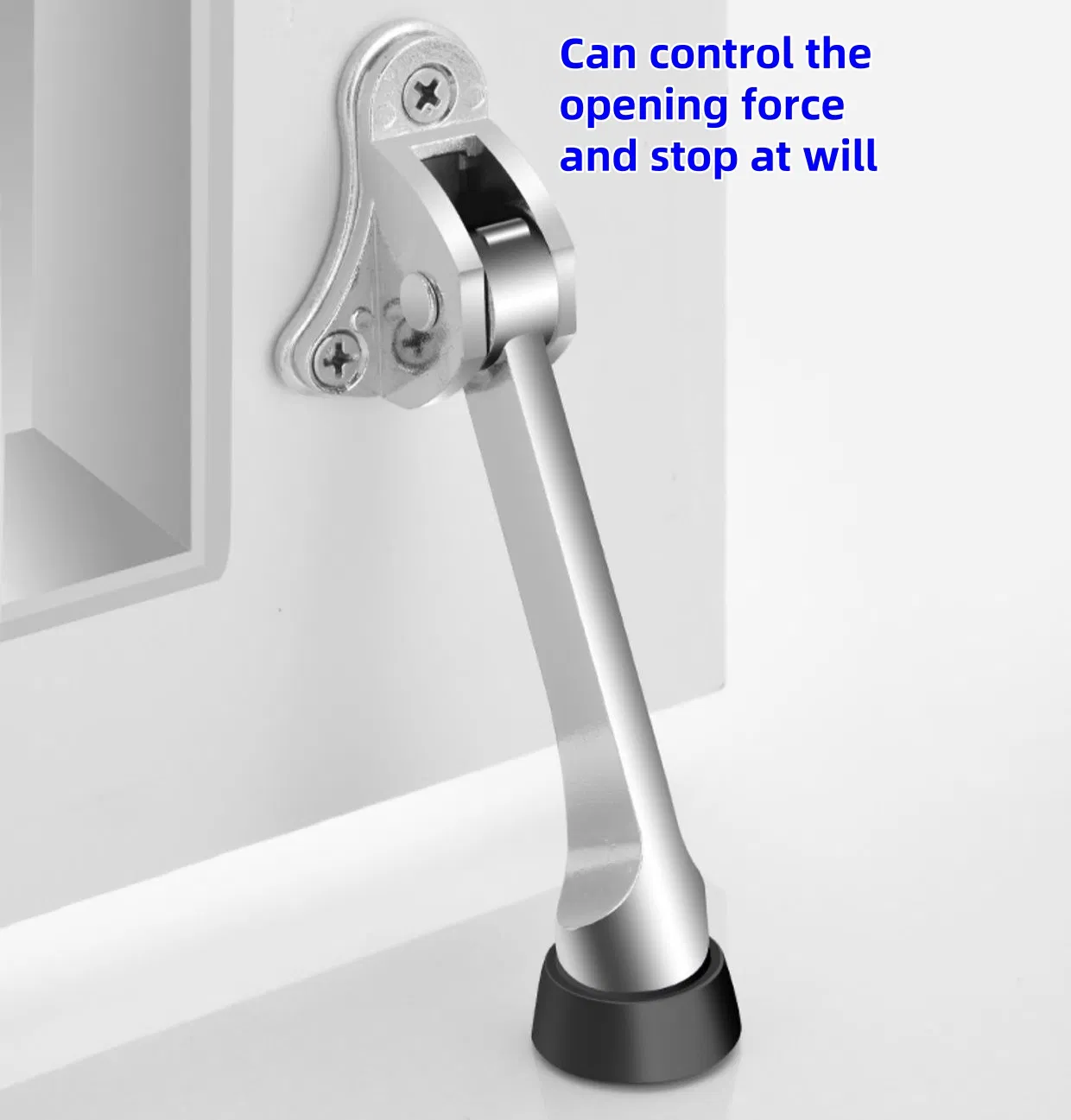 Factory Custom High Quality Wooden Door Zinc Alloy Horseshoe Shape Door Suction Stopper for Home Door Bolt