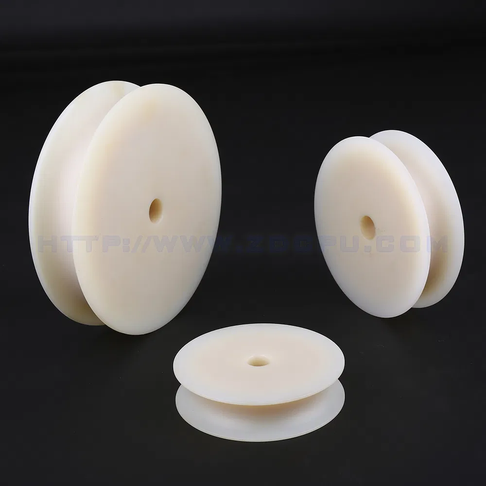 Zhongde Custom U Groove Nylon Roller Pulley and Wheel as Per Your Drawing