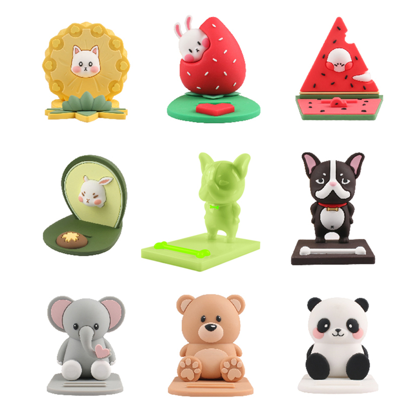 Desk Cartoon Fox Phone Stand Adjustable Cell Phone Animal Phone Holder