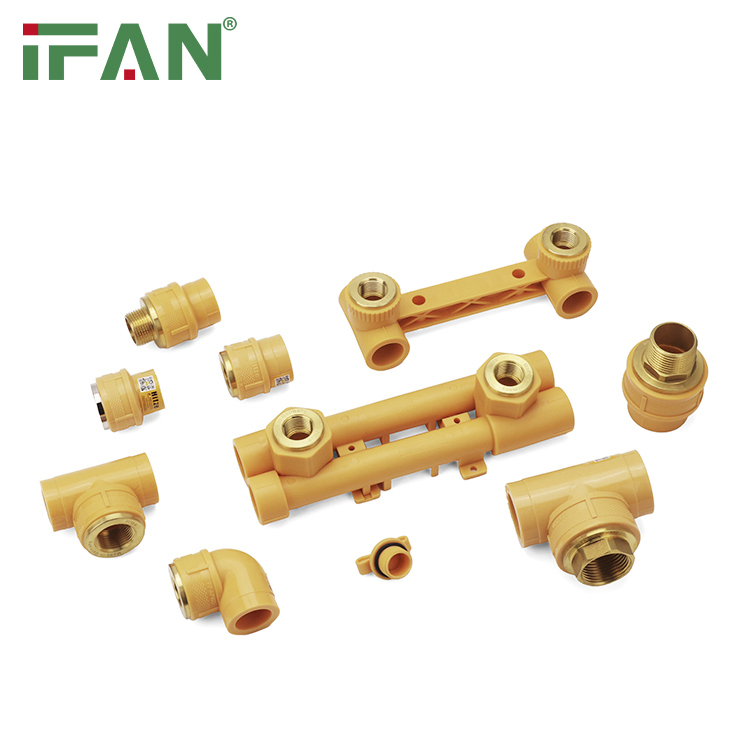 Ifan ISO 15874 Direct Sale 20-63mm Yellow Pn25 Union PPR Fitting