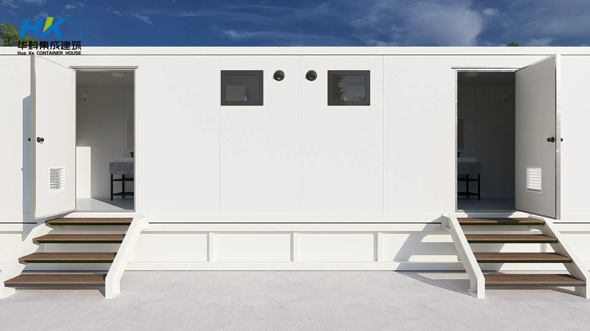 Luxury Customer 20FT/40FT Prefabricated House Modular House Portable Toilet Factory Price Container Toilet