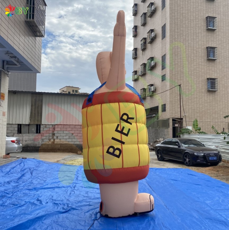 Hot Sale to Holland Inflatable Opblaasbaar Half Abraham Doll Balloon for Hire