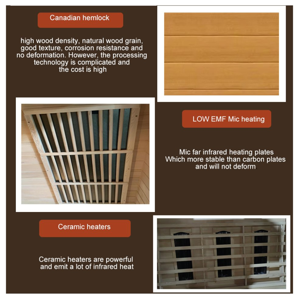 Инфракрасная сауна Premium для 1-3 человек