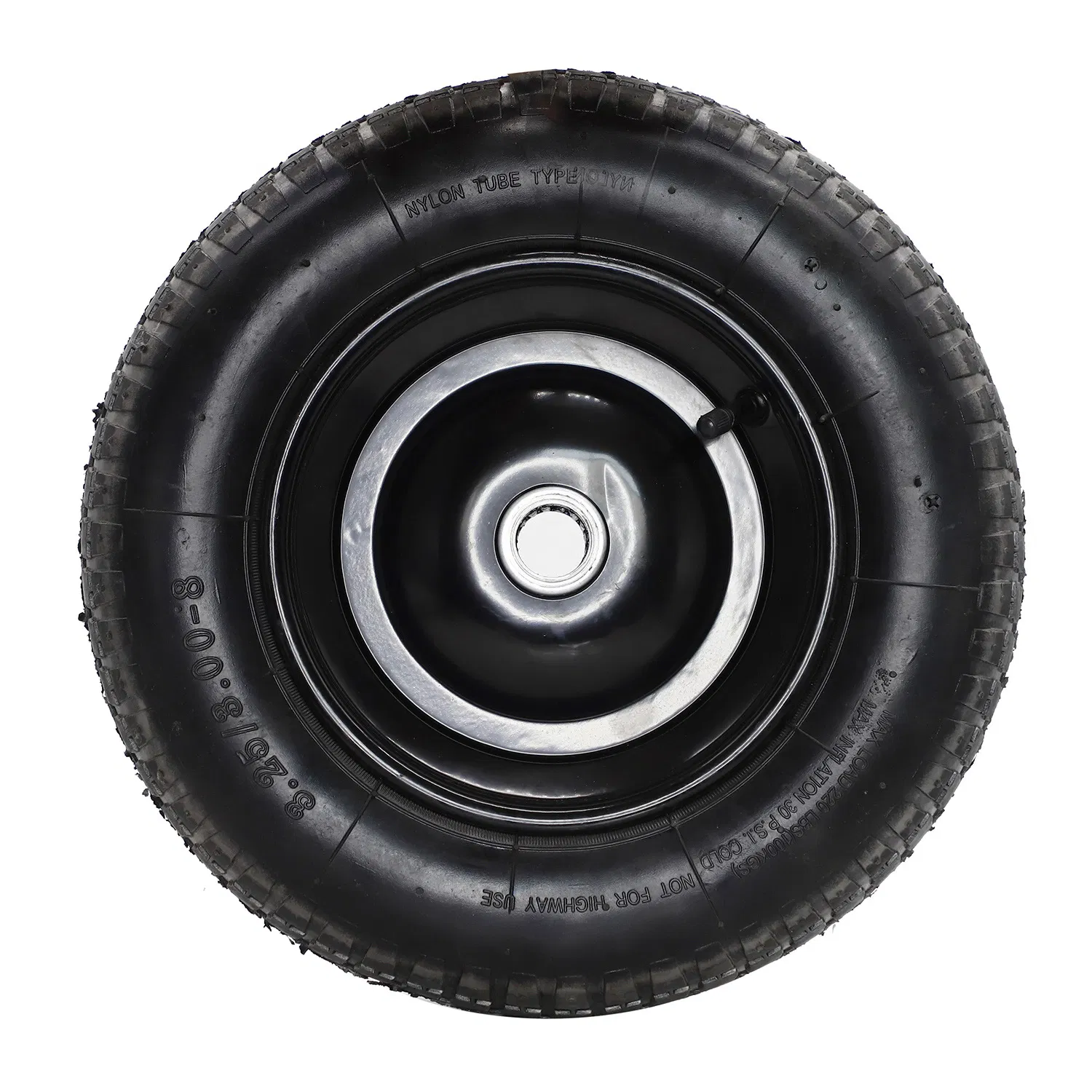 Wheelbarrow Rubber PU Foam 200kg Wheel 4.00-8