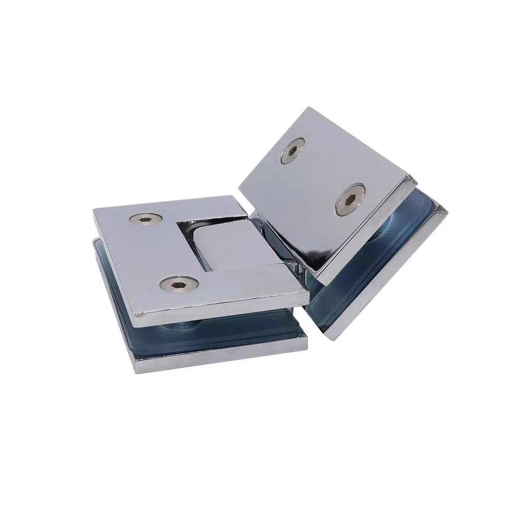 High Precision 12mm Glass Door D Clamp Hinges for Easy Installation