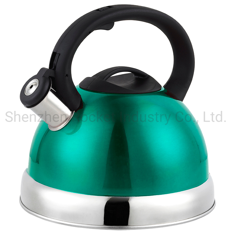 Чайник нержавеющий со свистком, 3.5 л, розовое золото