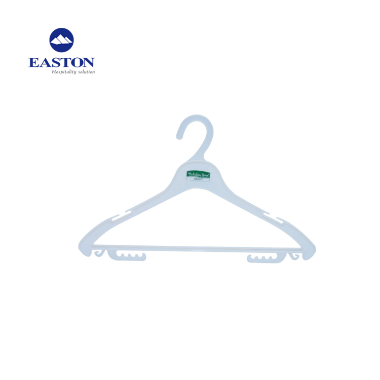 Hot Sale Plastic Material Hotel Clothes Hanger with Luxury Design