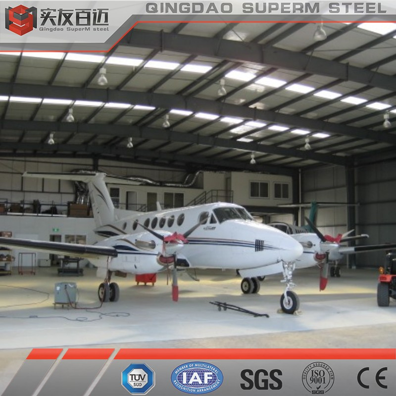 Industrial Prefabricated Steel Structure Warehouse Building Prefab Aircraft Hangar