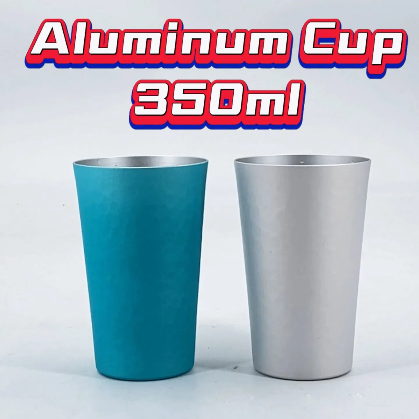 Wholesale Custom Disposable Aluminum 12oz Recycle Cup Metal 350ml Aluminum Beer Cup