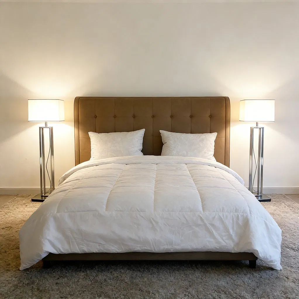 Polyester Cotton Comforter Insert Fluffy Duvet Inner Soft Cozy Microsoft Quilts