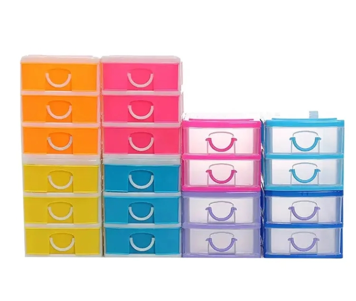 Пластиковый органайзер 5-уровневый с выдвижными ящиками