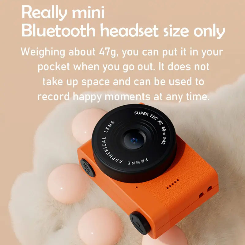 Kids Mini Portable Digital Camera for Travel Photography Compact Kids IPS Camera for Travel and Adventure Photography