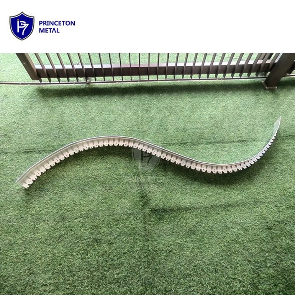 Lightweight Bendable L-Shape Aluminum Landscape Garden Edging Paver Restraint for Backyard, Courtyards