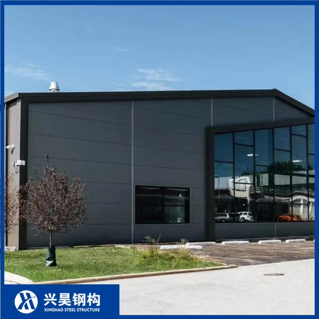Fireproof Corrugated Sandwich Panel Cladding Steel Workshop Prefabricated/Prefab Industrial Metals Warehouse Heavy Steel Structure Workshop