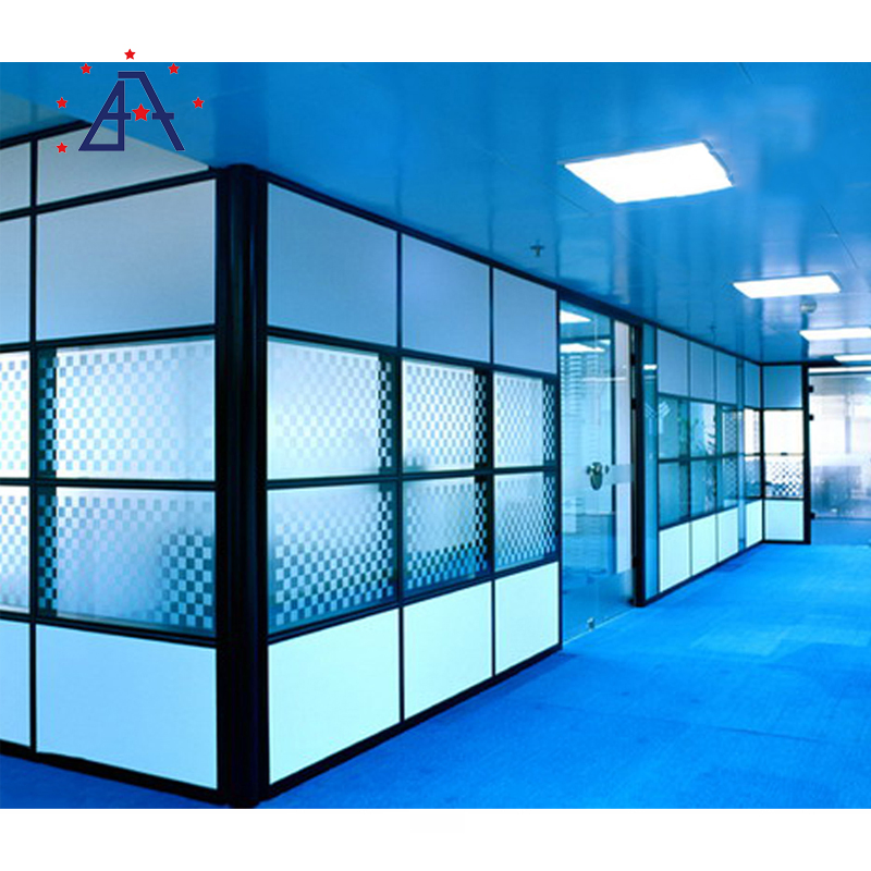 High Wall Cubicle Soundproof Sector Invisible Aluminum Partition