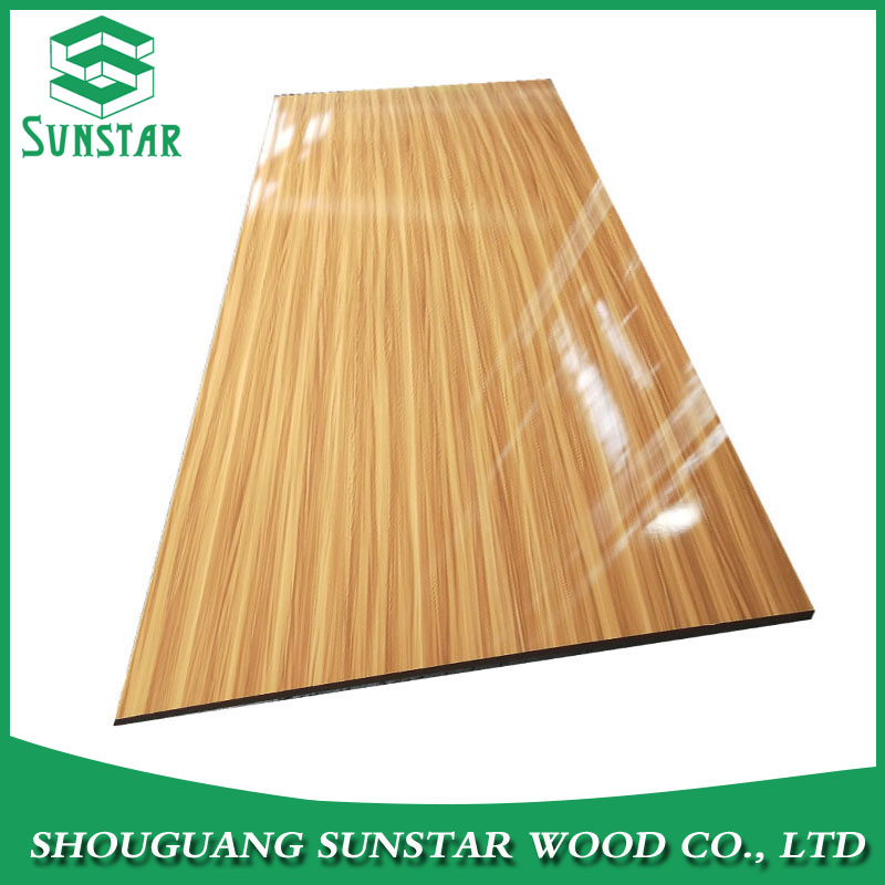 Stone Marble Color Melamine Faced MDF for Kitchen Cabinet and Wardrobe Door