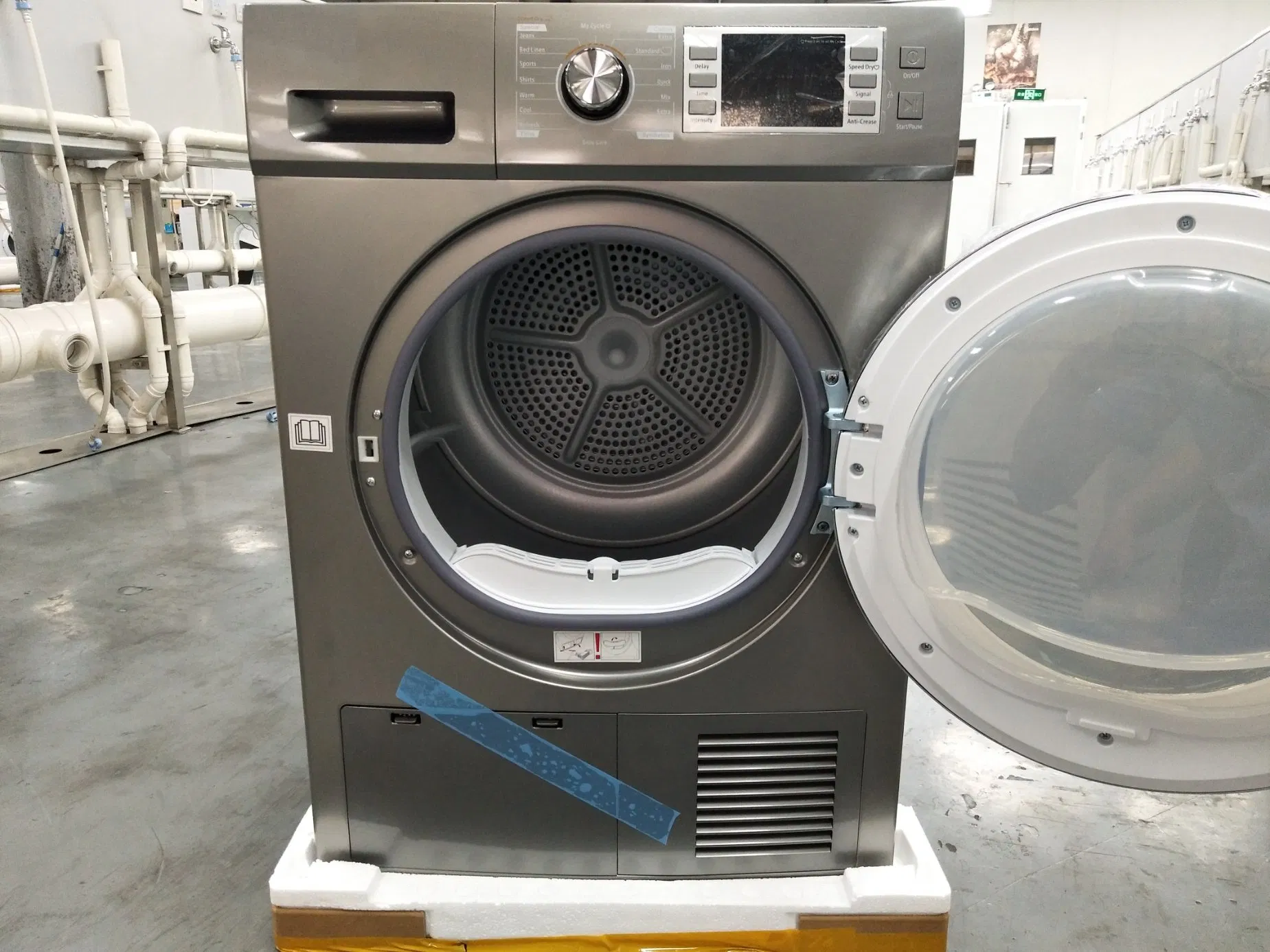 Smeta Home Clothes Freestanding Front Load Ventless Condensing Tumble Dryer