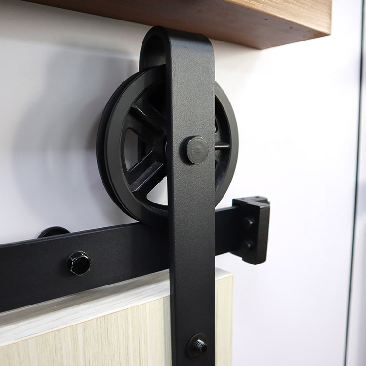 Carbon Steel Sliding Door System for Single Wood Door