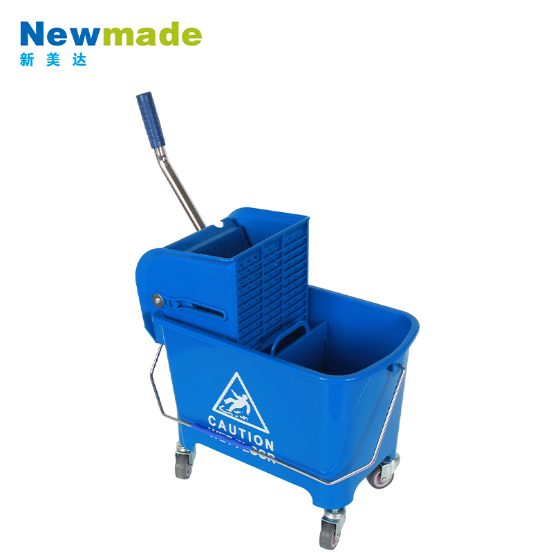 Mini 20L Mop Bucket Wringer Trolley Family Mop Bucket with Wringer