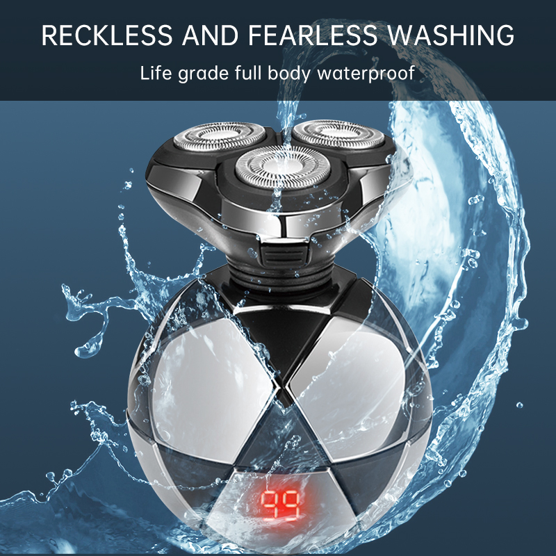 Rechargeable Mini Football Razor for Smooth Bald Heads