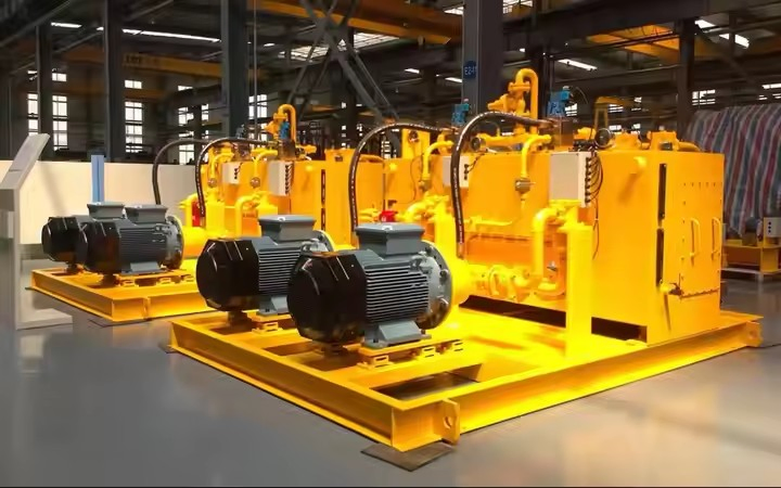 Промышленная гидравлическая силовая установка среднего размера