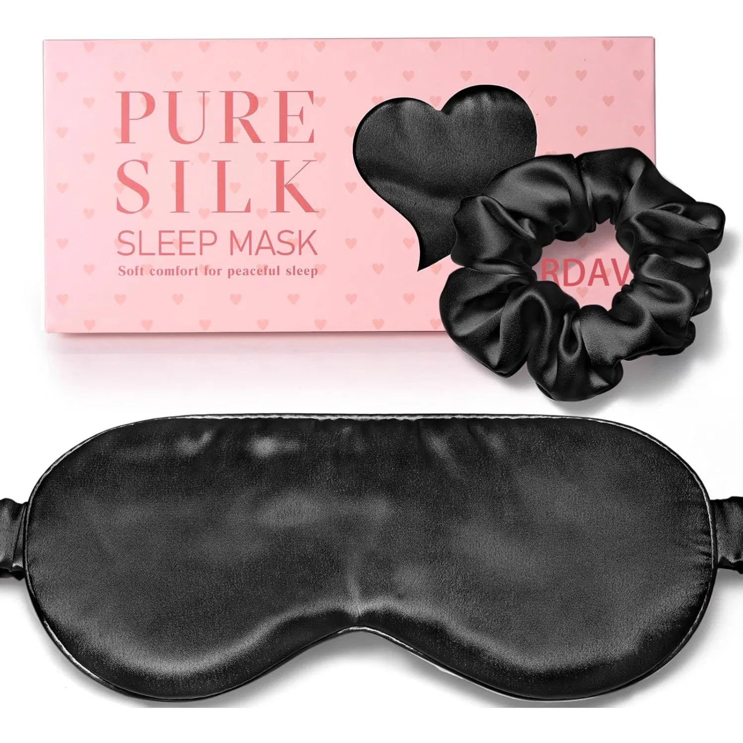 Silk Eye Mask Sleeping for Women, Men, Side Sleepers