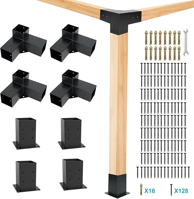 Patio Pergolas Log Cabin Outdoor Pergola Hardware