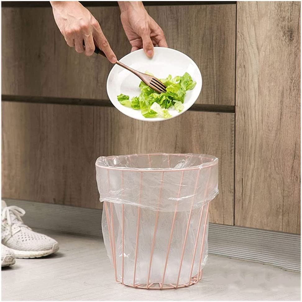 The Hollow Design of The Trash Can Wire Basket for Planter Pot