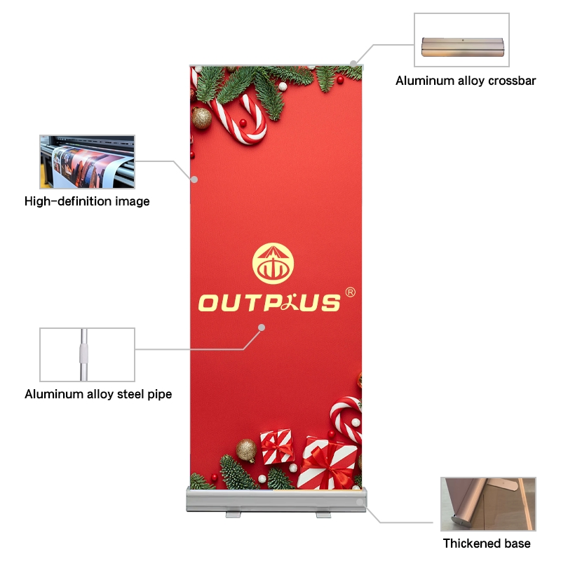 Custom Banners Posters Roller up Banner for Advertising Retractable Floor Banner Sign