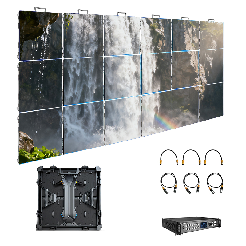 Indoor Digital Signage Display LED Wall Full Color P1.56 500*500mm Advertising Rental LED Display