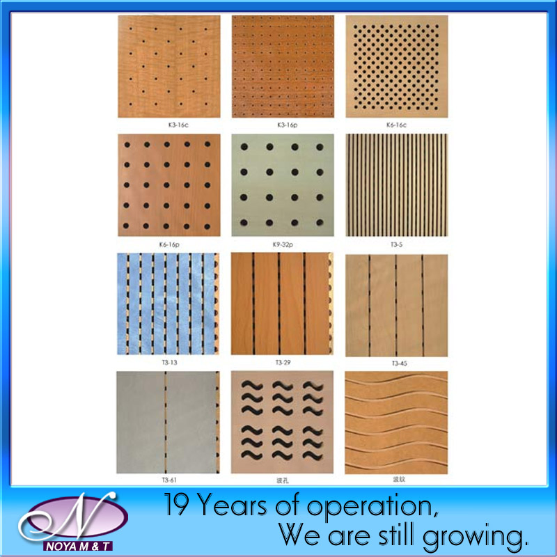 Acoustic Soundproofing Wooden Board Panel for Ceiling/Wall Decorative