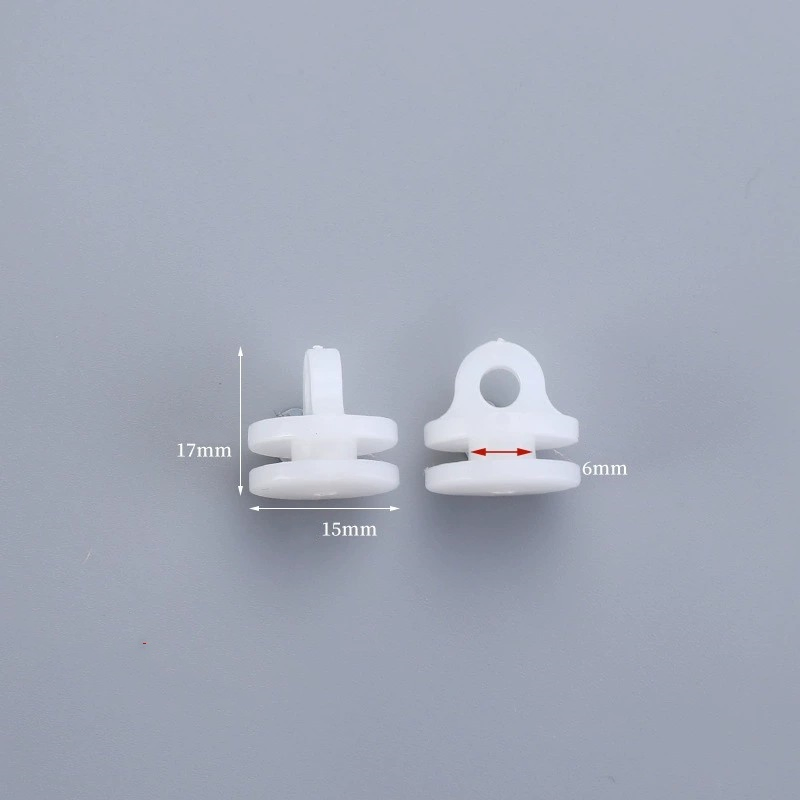 Punch-Free Curtain Pulleys, Track Direct Buckle Design