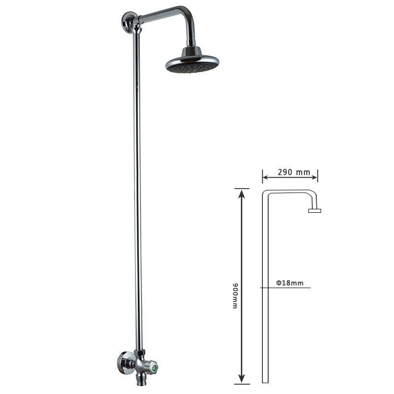 Chinese Suppliers Simple Sliding Bar Column /Shower Sets
