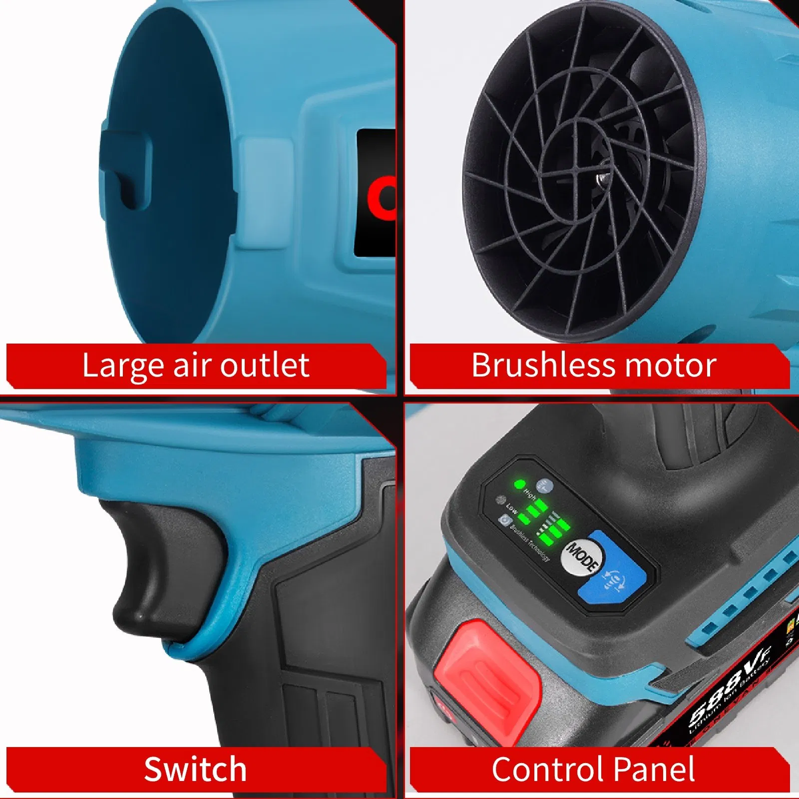 Powerful Qizao Customized Electric Leaf Blower for Efficient Yard Cleanup