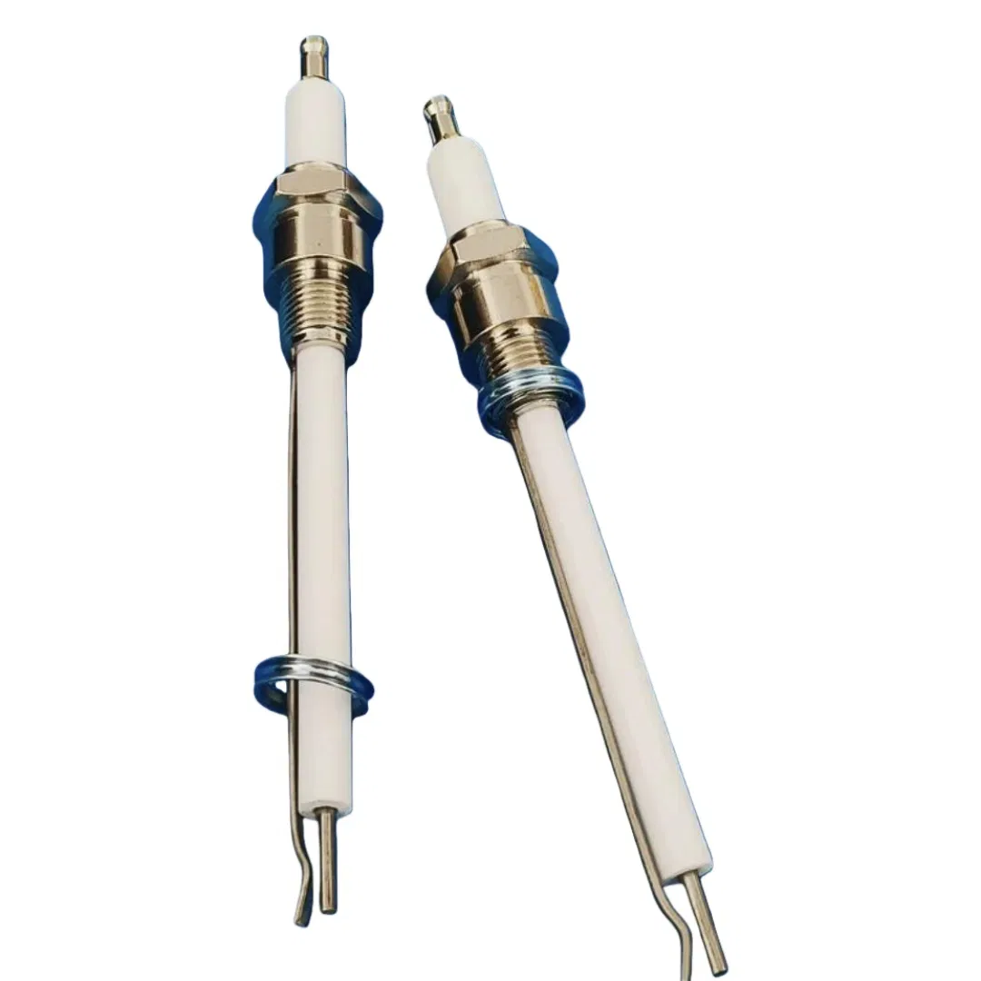 Customized Fuel Gas Burner Alumina Ceramic Insulator Ignition Electrode Rod