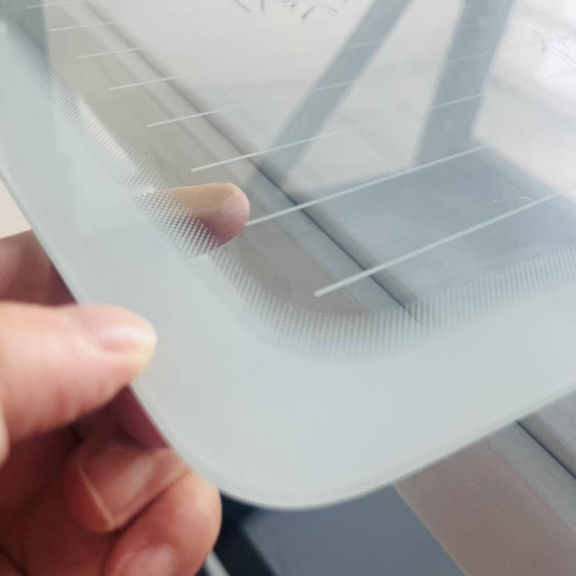 4mm Curved Tempered Glass Panels for Home Kitchen Appliance