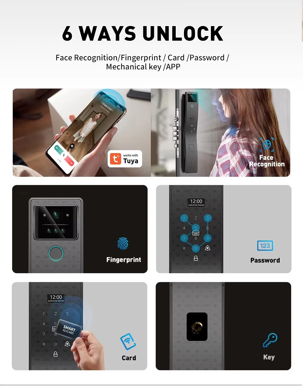 Advanced Video Call Smart Lock for Home Protection Solutions